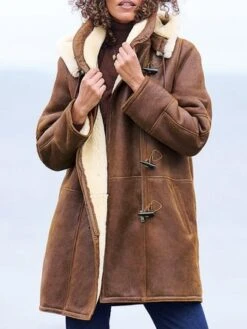 West Style Hoodie Plain Teddy Jacket