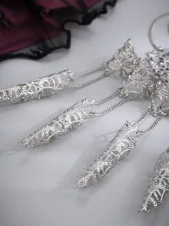 Halloween Gothic Style Tapered Tassel Nail Bracelet -Zolucky Sales Store 5e840a5759f304aea93a3170896db298