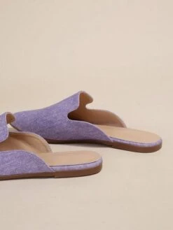 Women Minimalist Flat Heel Canvas Mules -Zolucky Sales Store 5f556ed87fb24ef78c21af80d390e414 1703838906489