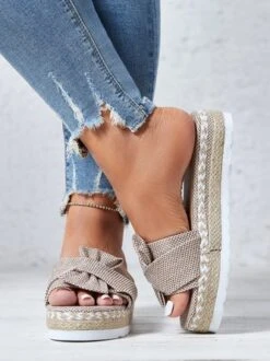 Women Casual Daily Comfy Bowknot Slip On Sandals -Zolucky Sales Store 5f6267fdc9c33d846b2af07598fe59be