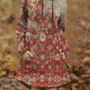 Long Sleeve Hoodie Knitting Dress