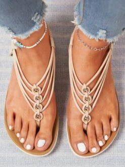 Beaded Thin Strap Bohemian Thong Sandals 26 Beaded Thin Strap Bohemian Thong Sandals -Zolucky Sales Store 5fc3aeb9bde1e0469930647a42e4d51b