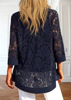 Casual Plain Lace Loose Two-Piece Set 17 Casual Plain Lace Loose Two-Piece Set -Zolucky Sales Store 614b69f21831beaabfcebd214d7b7b4b