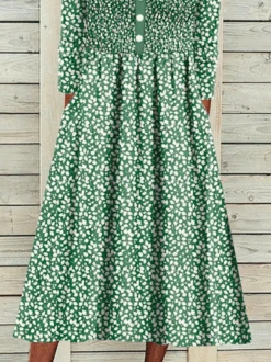 Casual Loose Pocket Stitching Dress -Zolucky Sales Store 617d47581b91694153e51df0f0c70675