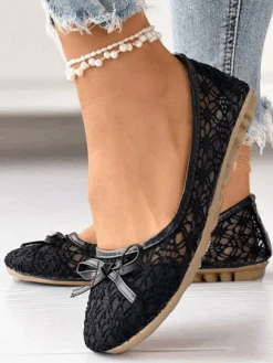 All Season Casual Plain Lace Shallow Shoes -Zolucky Sales Store 62ac365bdb85c371e8efaa2fa9112620