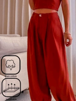 Casual Cotton And Linen Pants -Zolucky Sales Store 648570a30192b169375e85da7869c01a