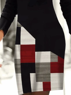 V Neck Casual Dress -Zolucky Sales Store 6614c088bde07512f491e22749eab5b7