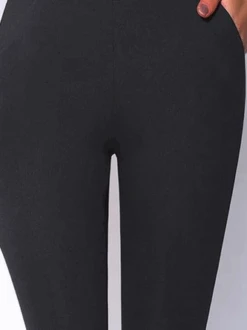 Plain Sports Autumn Polyester Natural High Elasticity Tight Standard Long Leggings For Women -Zolucky Sales Store 6764138abbbbfee012aca8d9d6358c86