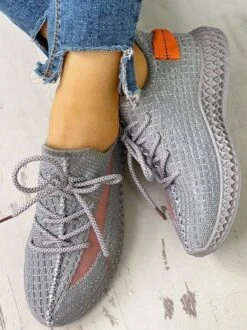 All Season Mesh Fabric Casual Plain Casual Shoes