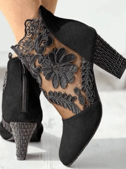 Casual Plain Faux Suede Autumn Boot