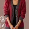Plain Casual Cardigan