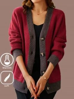 Plain Casual Cardigan