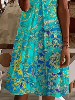 V Neck Casual Short Sleeve Printed Dress 6 V Neck Casual Short Sleeve Printed Dress -Zolucky Sales Store 68fe7a2da9e52a4d1c4a2e881c3a3ea5