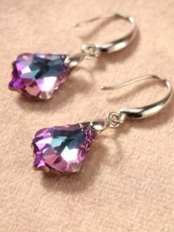 Casual Natural Irregular Gradient Crystal Drop Earrings -Zolucky Sales Store 69a201a790573864e29af119f847c1d7