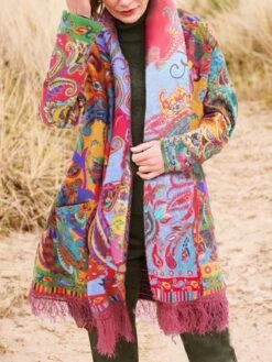 Vintage Imitation Cashmere Cardigan