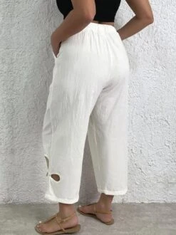 Plus Size Vacation Plain Loose Pants -Zolucky Sales Store 6f5bf0de3153d7cc1ce3323016ae469c
