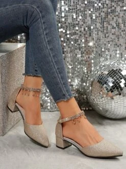Elegant Rhinestone Decor Ankle Strap Glitter Block Heel Hollow Shoes 17 Elegant Rhinestone Decor Ankle Strap Glitter Block Heel Hollow Shoes -Zolucky Sales Store 6f6f73af3fa3656101e67c6730e4f0a9