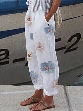 Casual Floral Pants 1 Casual Floral Pants