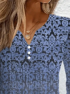 Ethnic Daily Casual Loose V Neck A-Line Long Sleeve Short Dress 8 Ethnic Daily Casual Loose V Neck A-Line Long Sleeve Short Dress -Zolucky Sales Store 70308a92c44dcfbaea9fa8d0e1a317b7