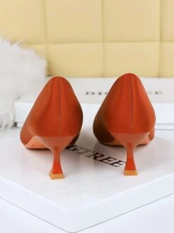 Women Minimalist Wineglass Heel Shallow Pumps -Zolucky Sales Store 70411fff6d50c3ab5cab9afc6ab93b5e