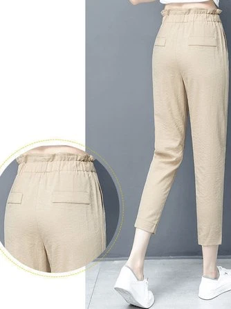 Casual Loose Pocket Stitching Pants 6 Casual Loose Pocket Stitching Pants - Image 6