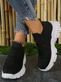 All Season Plain Sports Mesh Fabric Flyknit Sneakers 21 All Season Plain Sports Mesh Fabric Flyknit Sneakers -Zolucky Sales Store 7095d116d20efcbc52233174cacf4018