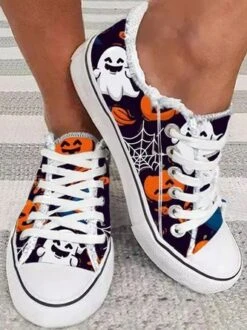 Halloween All Season Casual Canvas Casual Shoes