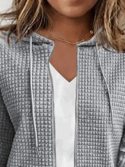 Hoodie Zipper Plain Casual Jacket -Zolucky Sales Store 71731ae30eb6ddbf799ccc4f269c2a28