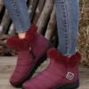 Casual Quilted Winter Furry Lined Boots
