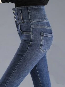 Casual Pocket Stitching Denim Regular Fit Jeans -Zolucky Sales Store 72661756d36cab2bc9ec3d3b88382999
