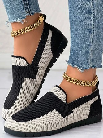 Contrast Stitching Casual All Season Mesh Fabric Shallow Shoes 10 Contrast Stitching Casual All Season Mesh Fabric Shallow Shoes - Image 10
