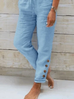 Cotton Casual Loose Buttoned Pants 6 Cotton Casual Loose Buttoned Pants -Zolucky Sales Store 73e497141fd31d1119b6b96b9d23f16a