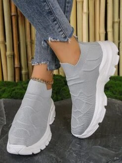 All Season Plain Sports Mesh Fabric Flyknit Sneakers 16 All Season Plain Sports Mesh Fabric Flyknit Sneakers -Zolucky Sales Store 750c1622488fc5a15514a0ca0f54a1ef