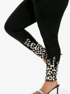 Plus Size Regular Fit Casual Leopard Leggings 5 Plus Size Regular Fit Casual Leopard Leggings -Zolucky Sales Store 755bb9c91bb761652946c02821ea577f