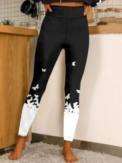 Tight Butterfly Casual Leggings