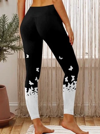 Tight Butterfly Casual Leggings 3 Tight Butterfly Casual Leggings - Image 3