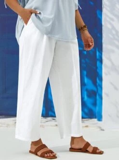 Plus Size Cotton Blends Loosen Pants 8 Plus Size Cotton Blends Loosen Pants -Zolucky Sales Store 771075a45b564fdab258be13277bba25