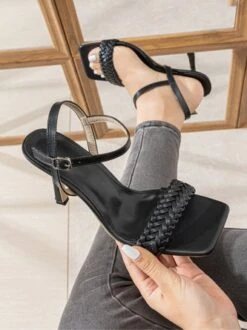 Women Minimalist Braided Strappy Stiletto Heel Sandals -Zolucky Sales Store 7913388a76854f5d87fd3ff81dedc47e 1704348803692
