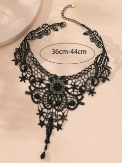 Elegant Imitation Pearls Lace Choker Fake Collar Jewelry -Zolucky Sales Store 797317d82e32d1bef97321ab34066a6d