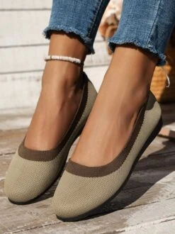 Casual Color-block Comfy Insole Flat Shallow Shoes 38 Casual Color-block Comfy Insole Flat Shallow Shoes -Zolucky Sales Store 79cf265f64574da0a1d2708078b144a0 1700795042645