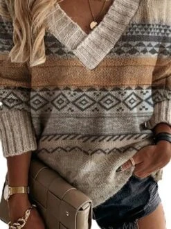 V Neck Boho Sweater -Zolucky Sales Store 7a5ea001b7b7aeff917f63a4b1544749