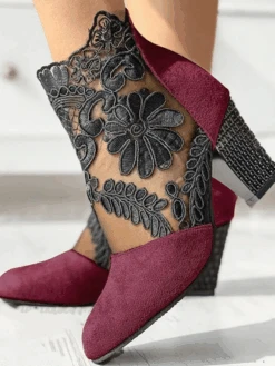 Casual Plain Faux Suede Autumn Boot -Zolucky Sales Store 7aecc2cf3e2f6b00456068825fcd0022