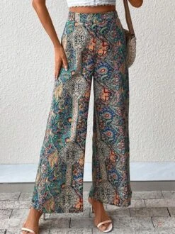 Nationality/Ethnic Loose Casual Pants