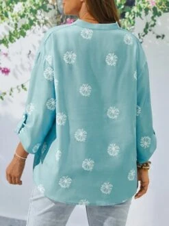 Plus Size Vintage V Neck Dandelion Printed Casual Top 7 Plus Size Vintage V Neck Dandelion Printed Casual Top -Zolucky Sales Store 7ce74d3aab9e19a1420bf1ffe1beed8f