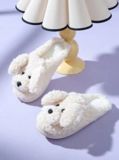 Casual Cartoon Dog Fluffy Toe-covered Slippers -Zolucky Sales Store 7ef005e017fc2cf1d91a77b8ce90cbf9
