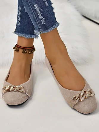 Faux Suede All Season Casual Plain Shallow Shoes 11 Faux Suede All Season Casual Plain Shallow Shoes - Image 11