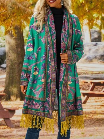 Boho Printed Casual Cardigan Cardigan 10 Boho Printed Casual Cardigan Cardigan - Image 10