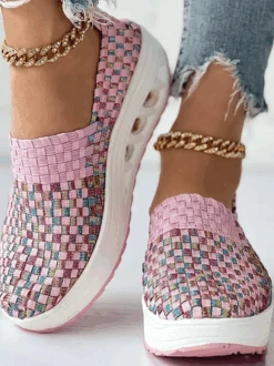 All Season Casual Plain Weaving Material Casual Shoes -Zolucky Sales Store 82107a1608957a1769d537d889055187