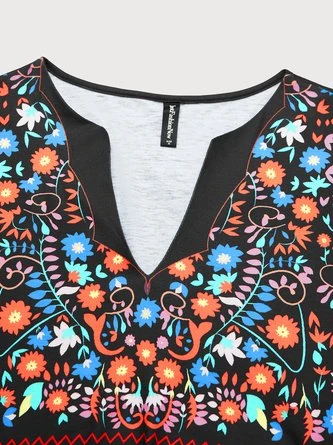 V Neck Boho Regular Fit Dress 7 V Neck Boho Regular Fit Dress - Image 7