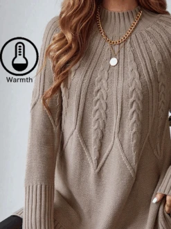 Half Turtleneck Yarn/Wool Yarn Casual Sweater -Zolucky Sales Store 84a8b9782126d9fbceec145d1c1e204b